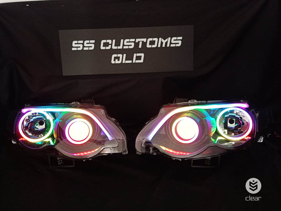 SS Customs QLD provides LED for Ford Head lighting