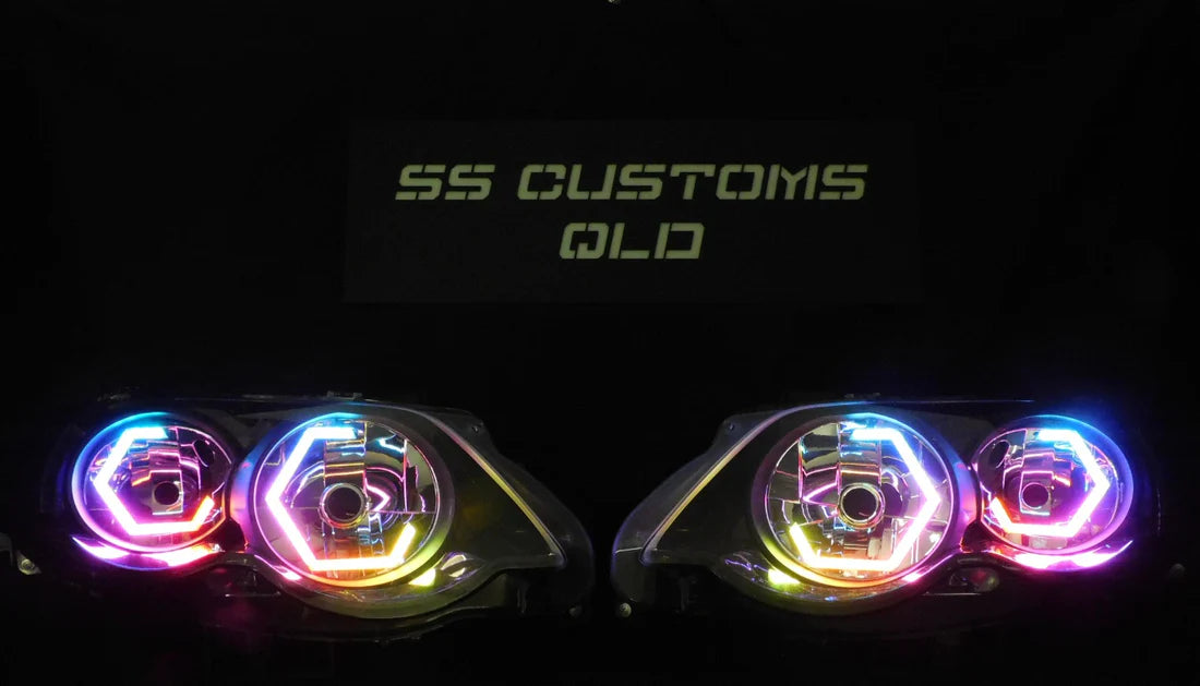 Aftermarket angel eye headlights deals