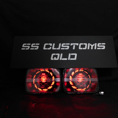 Turbine 5X7 Mini Bi-LED Projector Custom Headlights