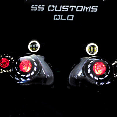 Ford FG MK1 Quad Turbine Projector Headlights & Foglights