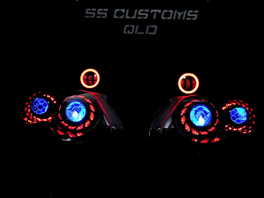 Custom Ford model LED lighting in Queensland