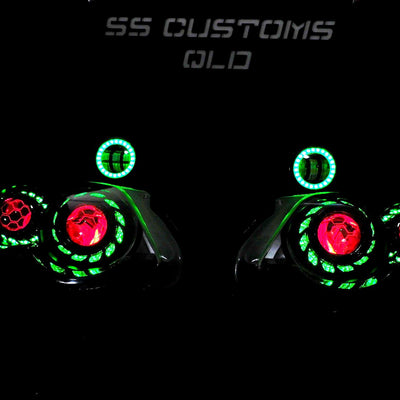 Ford FG MK1 Quad Turbine Projector Headlights & Foglights