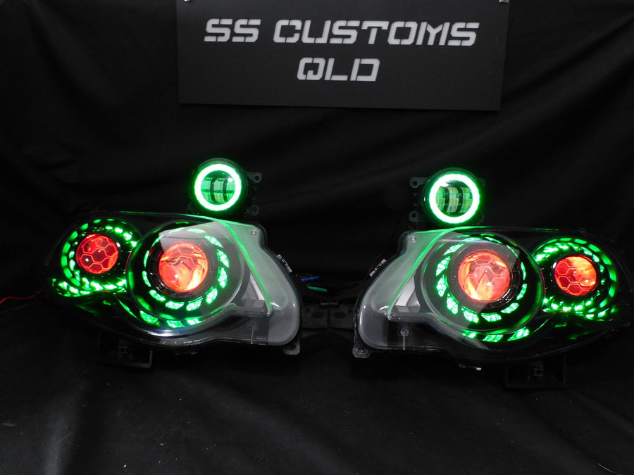 Custom Ford model LED lighting in Queensland