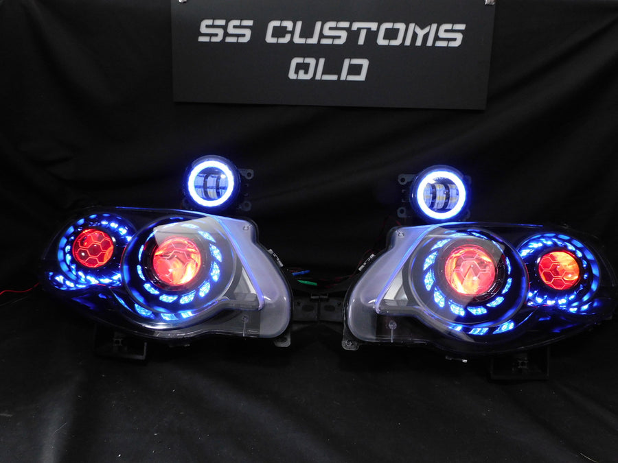 Custom Ford model LED lighting in Queensland