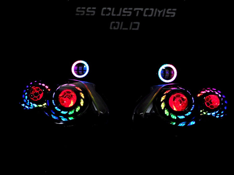Custom Ford model LED lighting in Queensland