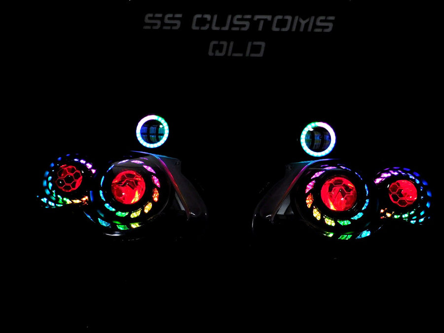 Custom Ford model LED lighting in Queensland