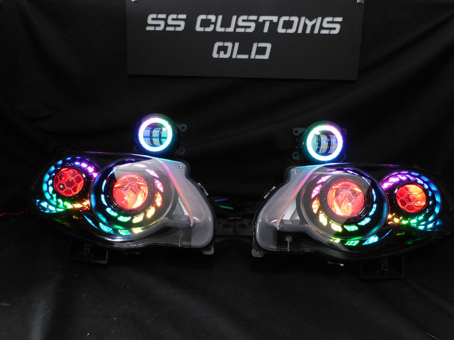 Custom Ford model LED lighting in Queensland