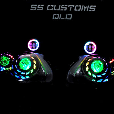 Ford FG MK1 Quad Turbine Projector Headlights & Foglights