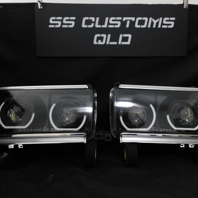 Toyota Landcruiser 80 Series Quad projectors