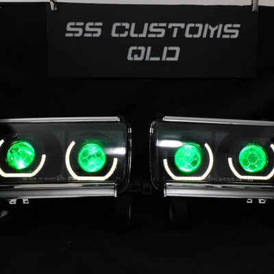 Toyota Landcruiser 80 Series Quad projectors