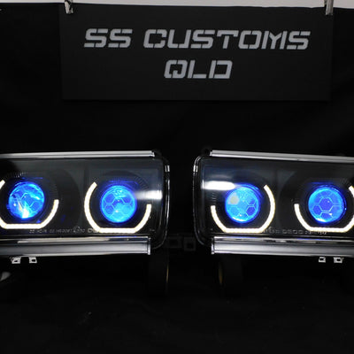 Toyota Landcruiser 80 Series Quad projectors