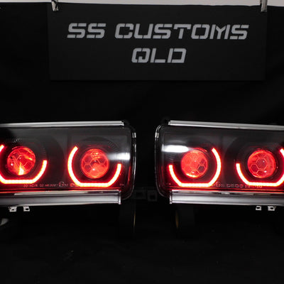 Toyota Landcruiser 80 Series Quad projectors