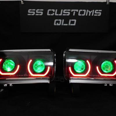 Toyota Landcruiser 80 Series Quad projectors