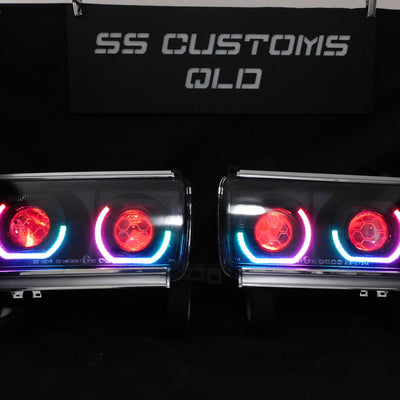 Toyota Landcruiser 80 Series Quad projectors