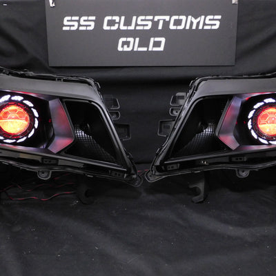 Nissan Navara D23 NP300 DX-RX custom headlights 2015 - onwards