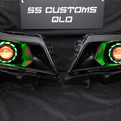 Nissan Navara D23 NP300 DX-RX custom headlights 2015 - onwards