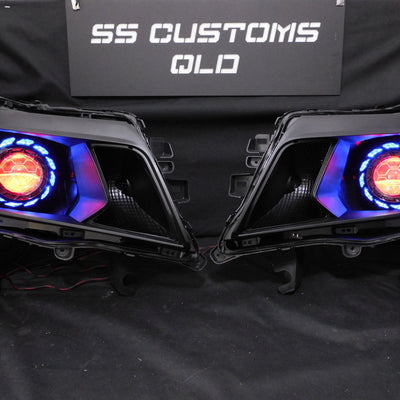 Nissan Navara D23 NP300 DX-RX custom headlights 2015 - onwards