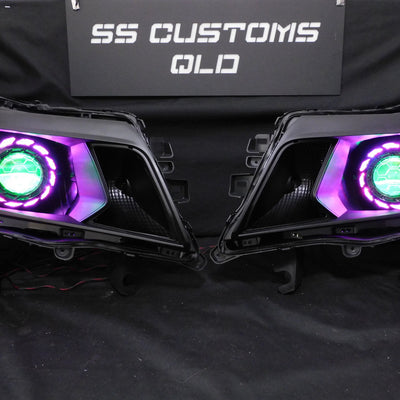 Nissan Navara D23 NP300 DX-RX custom headlights 2015 - onwards