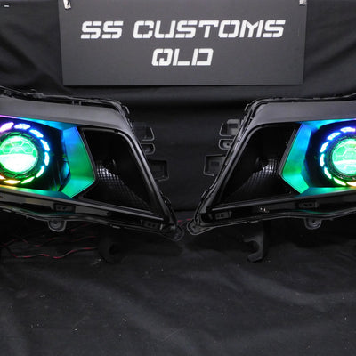 Nissan Navara D23 NP300 DX-RX custom headlights 2015 - onwards