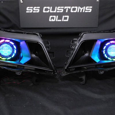 Nissan Navara D23 NP300 DX-RX custom headlights 2015 - onwards