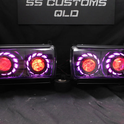 Toyota Landcruiser 80 Series Quad projectors