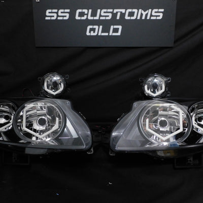 Ford Falcon FG F6-G6E MK1 Diamond Hex Halo Headlights