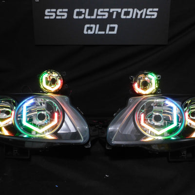 Ford Falcon FG F6-G6E MK1 Diamond Hex Halo Headlights