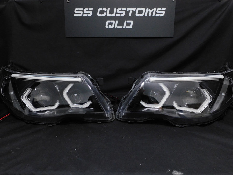 Custom LED car lights at SS Customs QLD