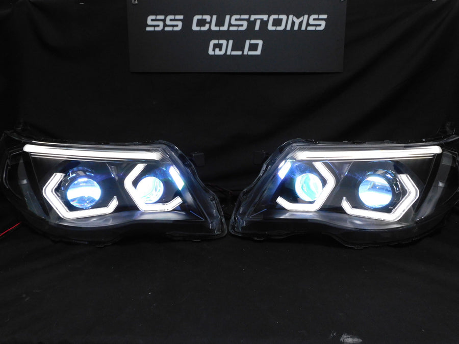 Custom LED car lights at SS Customs QLD