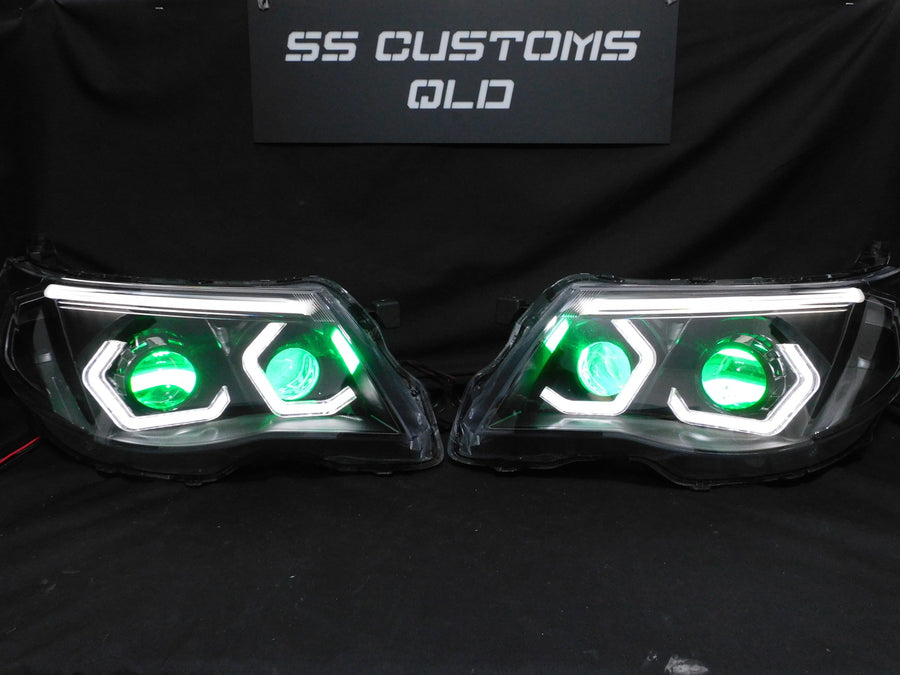 Custom LED car lights at SS Customs QLD