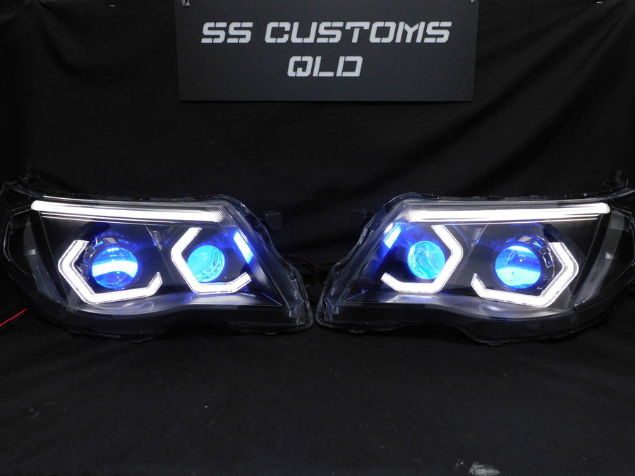 Custom LED car lights at SS Customs QLD