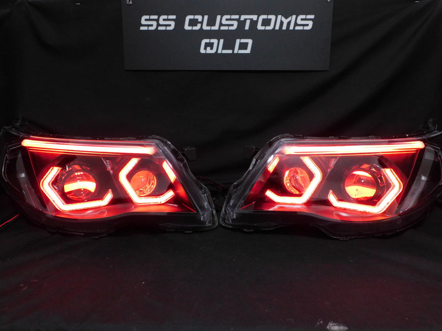 Custom LED car lights at SS Customs QLD
