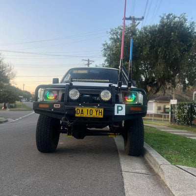 7x5 ANGRY EYE Mini Bi-LED Projector Custom Headlights