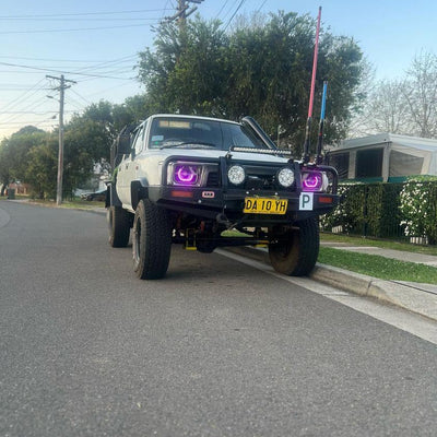 7x5 ANGRY EYE Mini Bi-LED Projector Custom Headlights