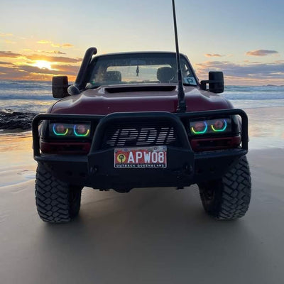 Toyota Landcruiser 80 Series Quad projectors