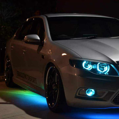 Ford Falcon FG F6-G6E MK1 Diamond Hex Halo Headlights