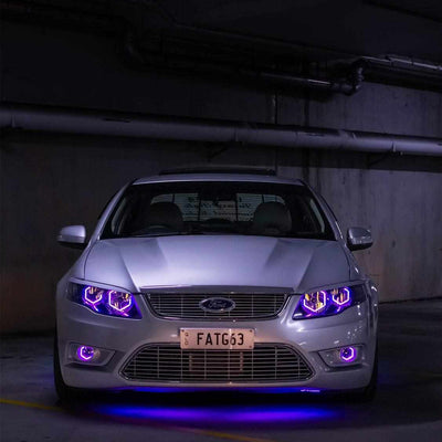 Ford Falcon FG F6-G6E MK1 Diamond Hex Halo Headlights