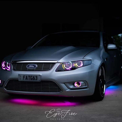 Ford Falcon FG F6-G6E MK1 Diamond Hex Halo Headlights
