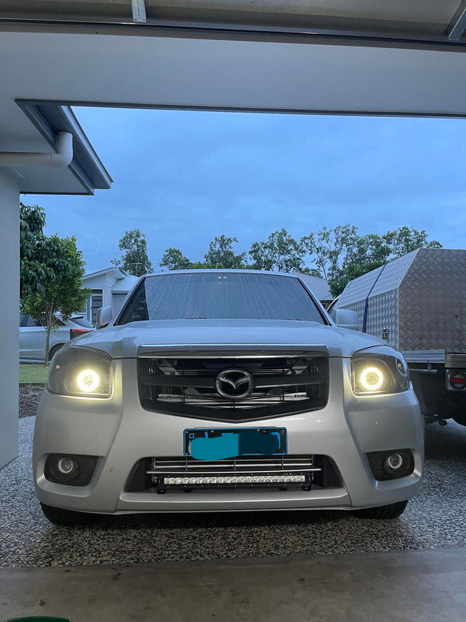 Custom LED Mazda car lights at SS Customs QLD