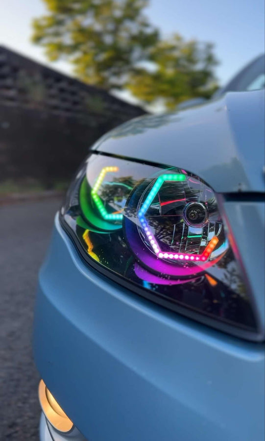 Ford Falcon FG MK1 Hex Halo Headlights