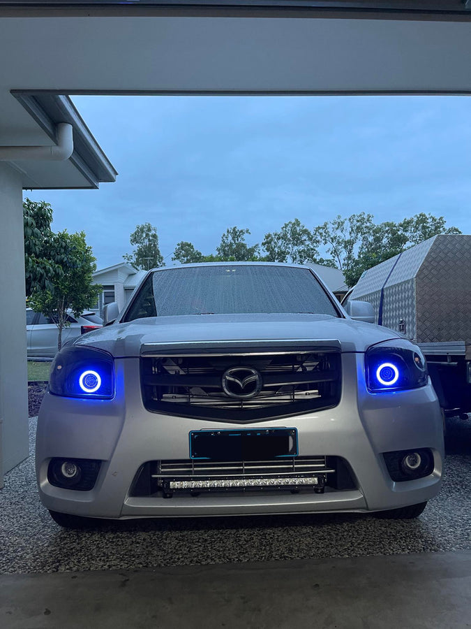 Custom LED Mazda car lights at SS Customs QLD