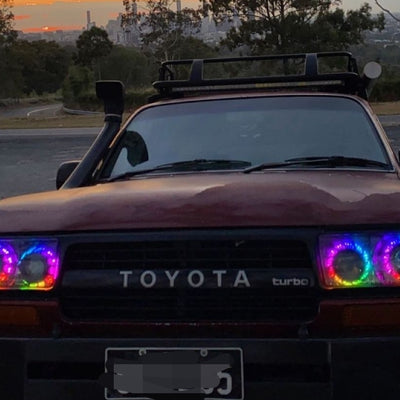 Toyota Landcruiser 80 Series Quad projectors