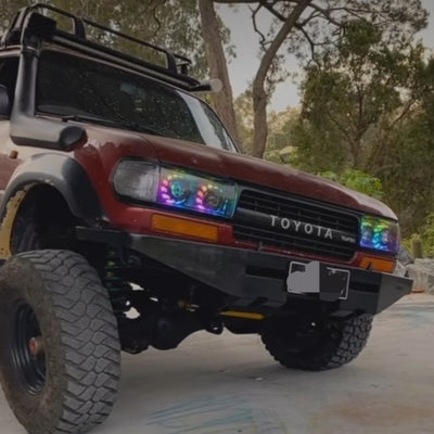 Toyota Landcruiser 80 Series Quad projectors