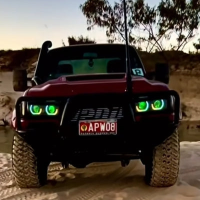 Toyota Landcruiser 80 Series Quad projectors