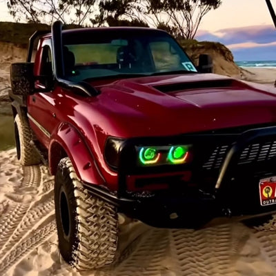 Toyota Landcruiser 80 Series Quad projectors