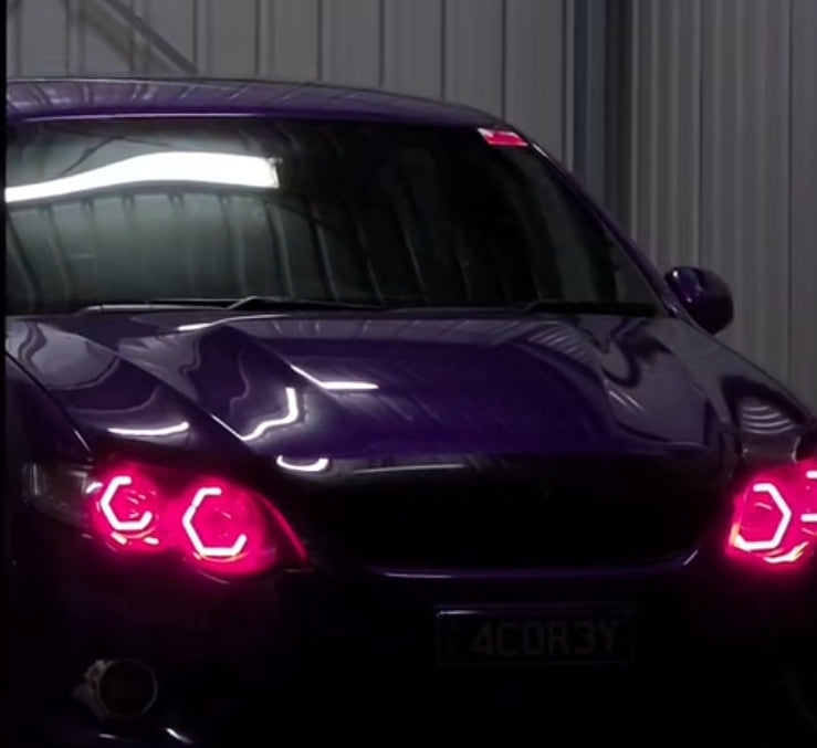 Ford Falcon FG MK1 Hex Halo Headlights