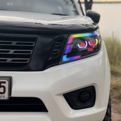 Nissan Navara D23 NP300 custom headlights 2015 - onwards
