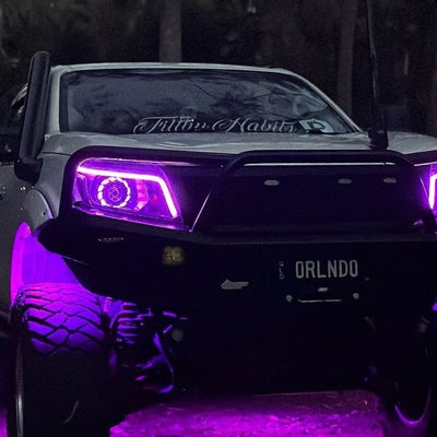 Nissan Navara D23 NP300 custom headlights 2015 - onwards