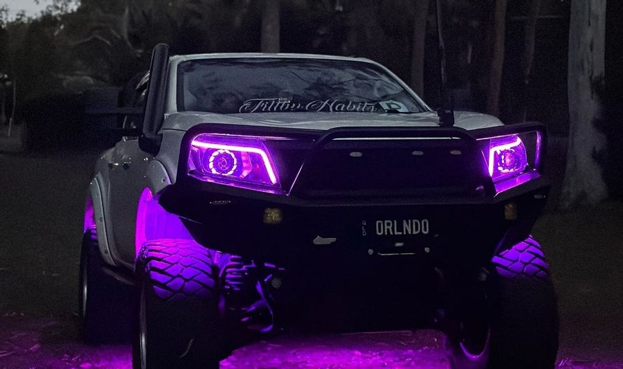 Nissan Navara D23 NP300 custom headlights 2015 - onwards