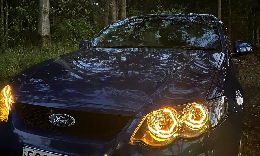 Ford Falcon FG MK1 Hex Halo Headlights